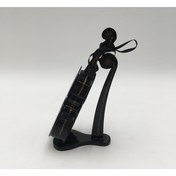 Russian Lacquer Signed Folk Art Hinged Trinket Box Violin/Cello with Stand - Picture 3 of 6